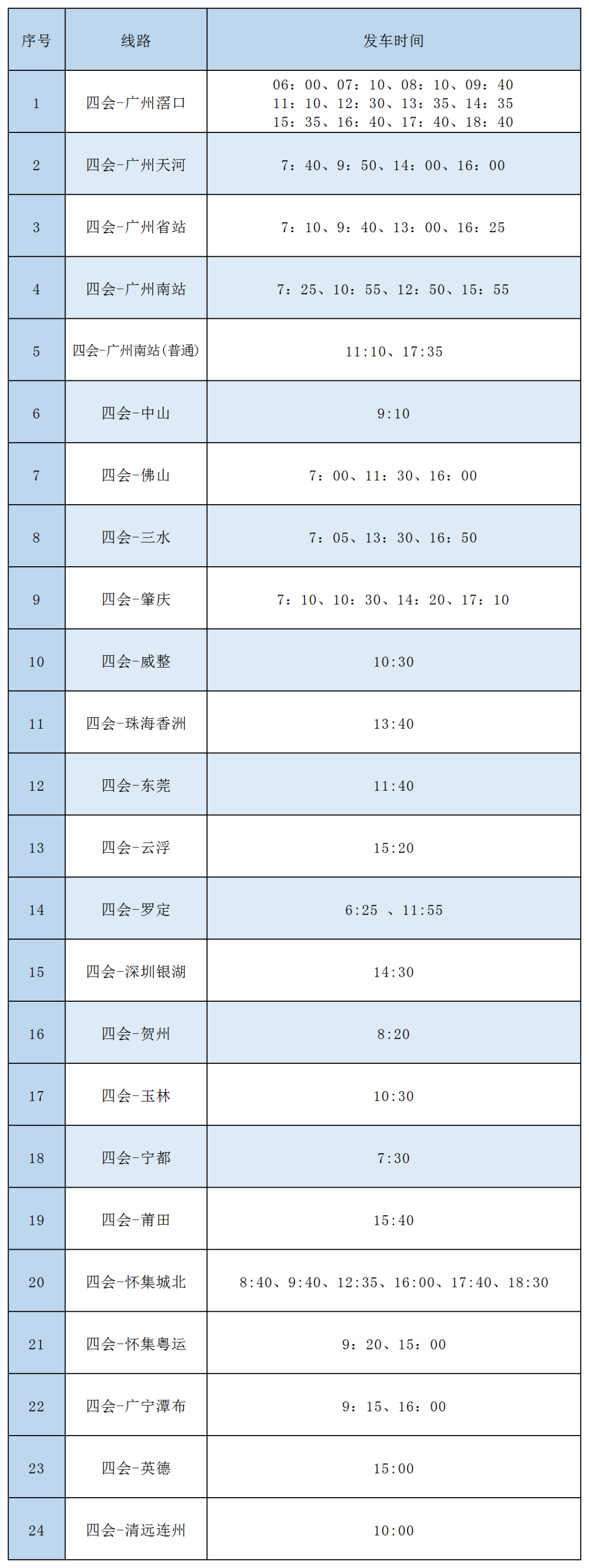 廣園客運(yùn)站最新時(shí)刻表全面解析